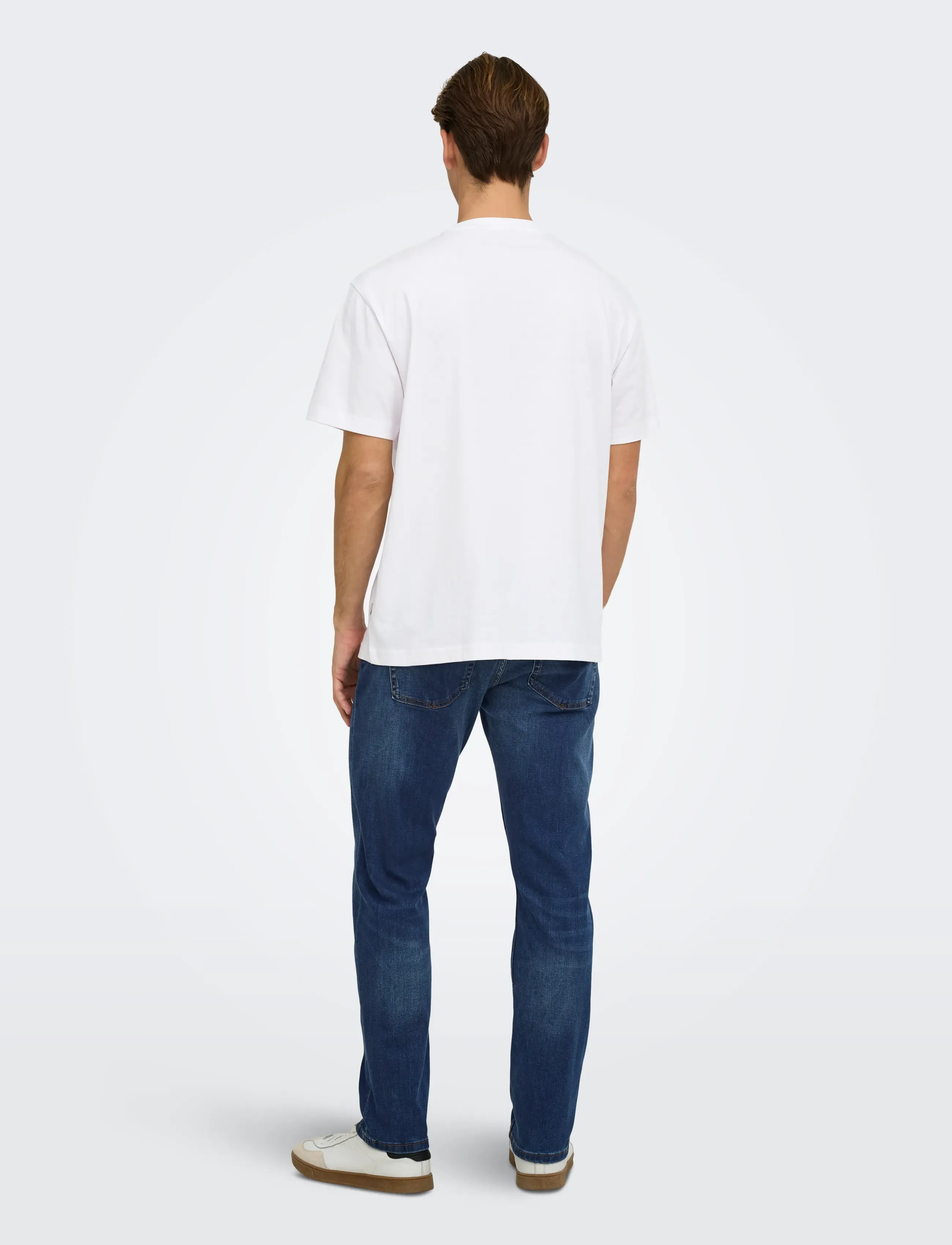 ONLY & SONS - ONSFRED LIFE RLX SS TEE NOOS - kortärmade t-shirts - bright white - 3