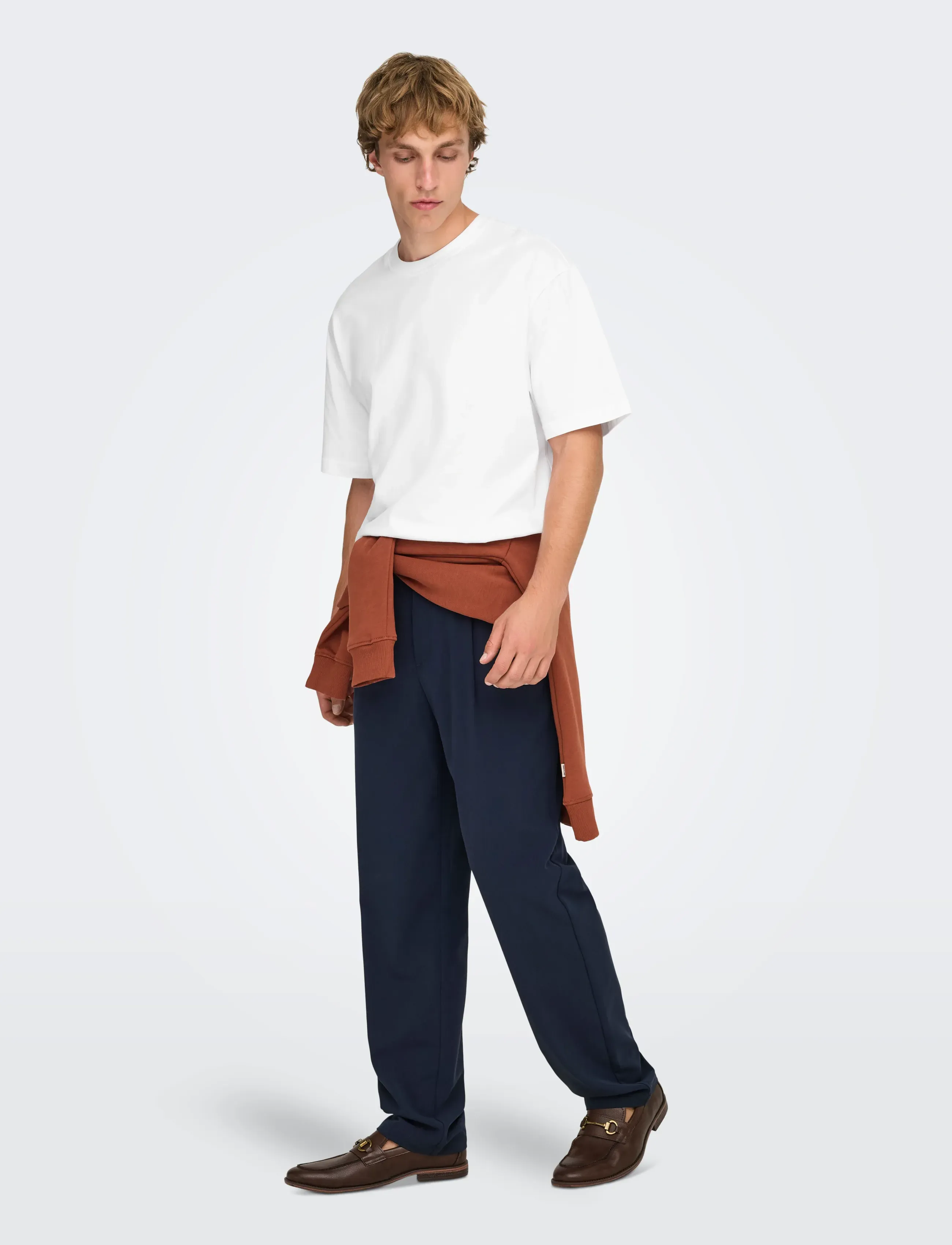 ONLY & SONS - ONSFRED LIFE RLX SS TEE NOOS - lühikeste varrukatega t-särgid - bright white - 4