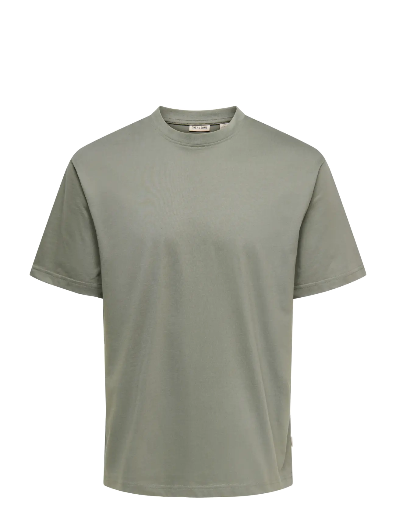 ONLY & SONS ONSFRED LIFE RLX SS TEE NOOS - T-särgid - CASTOR GRAY / green