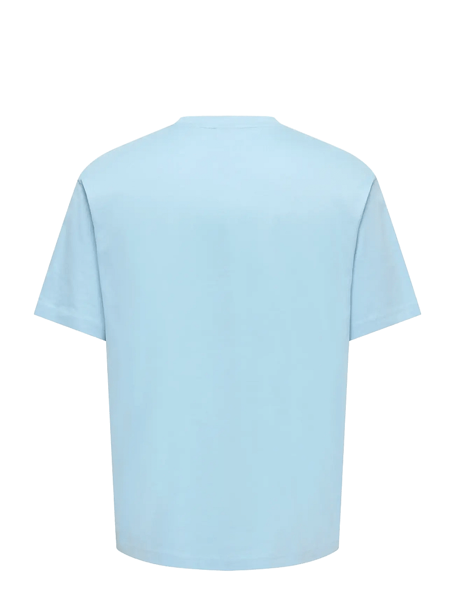 ONLY & SONS - ONSFRED LIFE RLX SS TEE NOOS - lühikeste varrukatega t-särgid - cerulean - 2