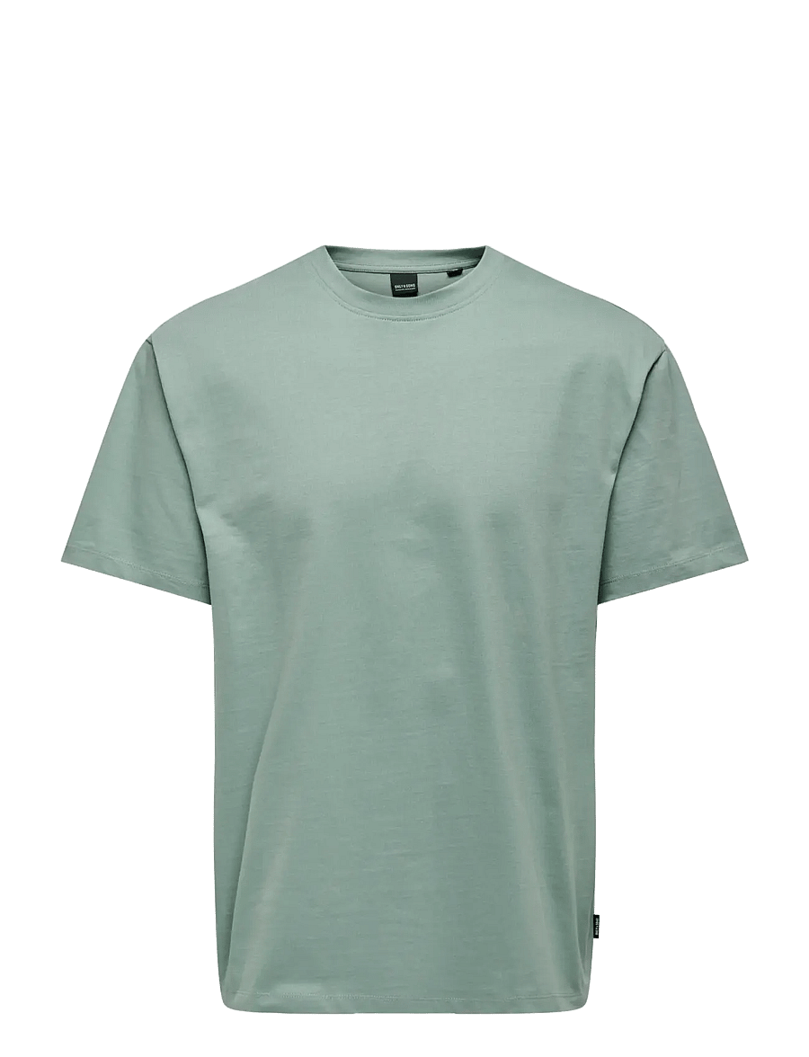 ONLY & SONS - ONSFRED LIFE RLX SS TEE NOOS - lühikeste varrukatega t-särgid - chinois green - 1