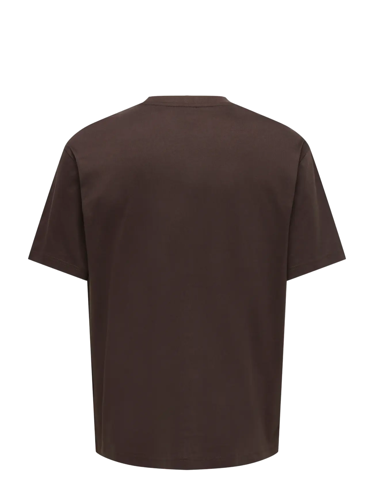 ONLY & SONS - ONSFRED LIFE RLX SS TEE NOOS - lühikeste varrukatega t-särgid - coffee bean - 2