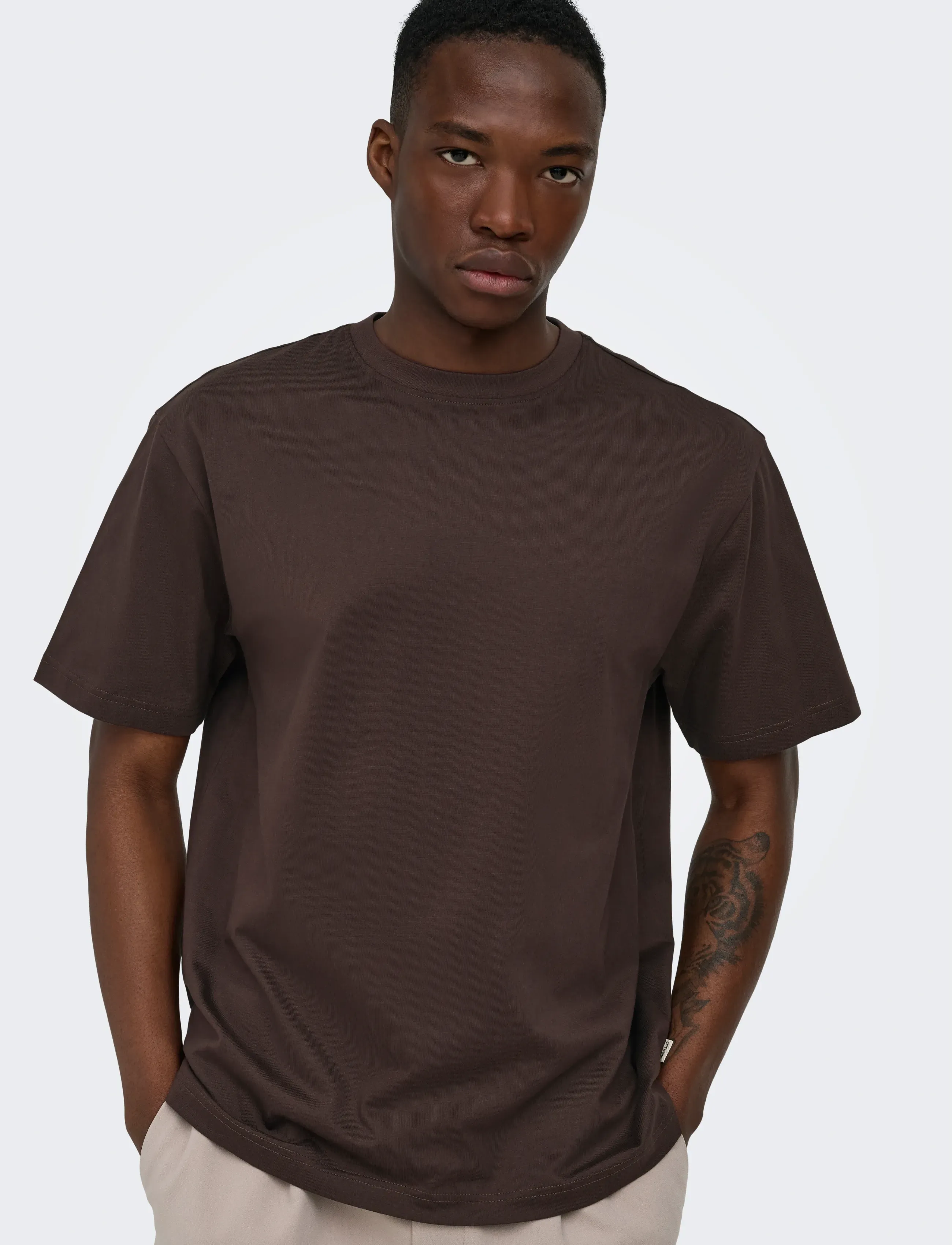 ONLY & SONS Onsfred Life Rlx Ss Tee Noos t-shirts - bas herr – bild 6