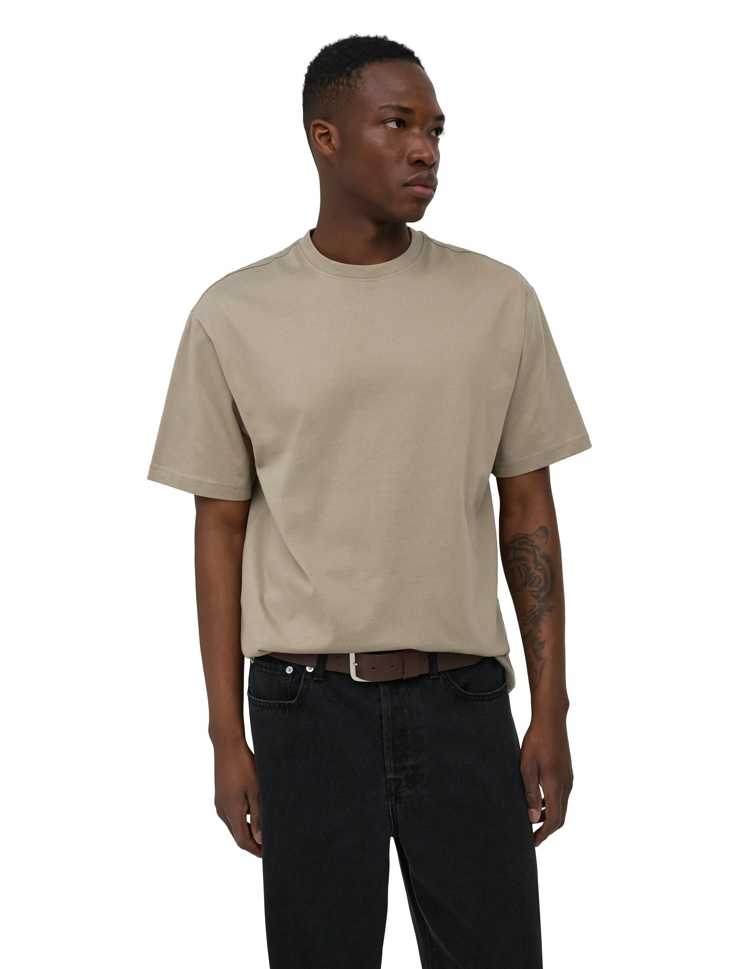 ONLY & SONS ONSFRED LIFE RLX SS TEE NOOS - Short-sleeved t-shirts - CORIANDER / beige