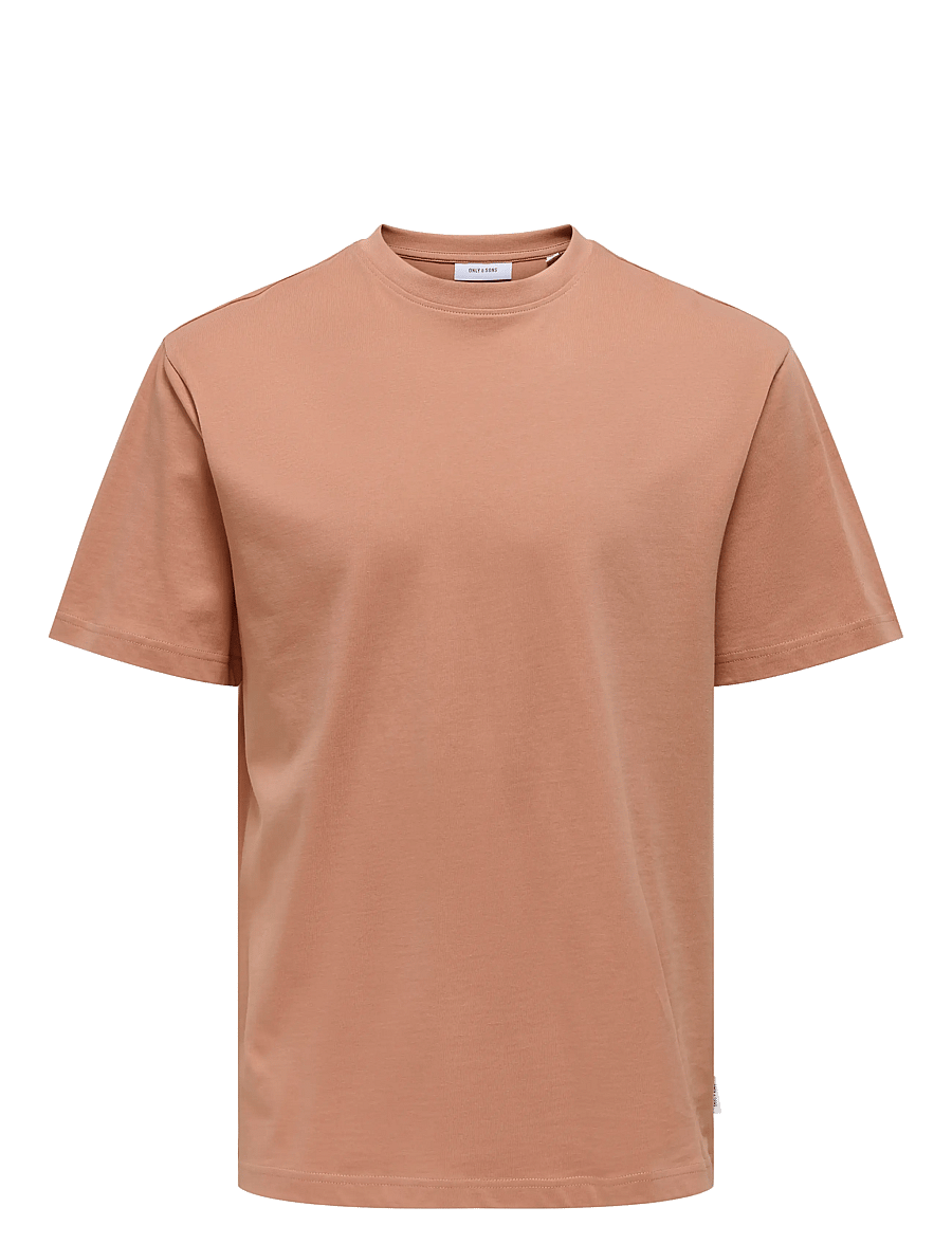 ONLY & SONS - ONSFRED LIFE RLX SS TEE NOOS - krótki rękaw - cork - 1