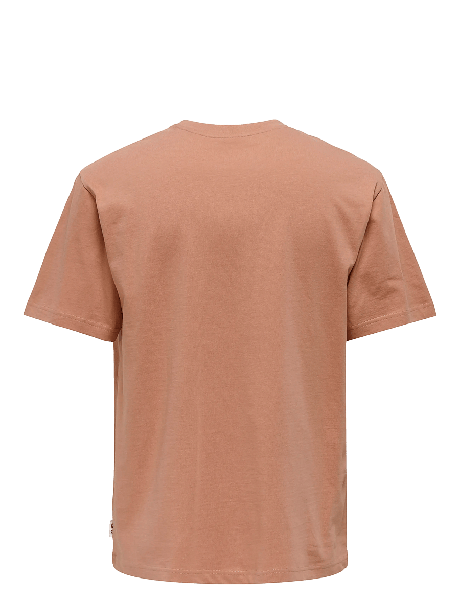 ONLY & SONS - ONSFRED LIFE RLX SS TEE NOOS - krótki rękaw - cork - 2