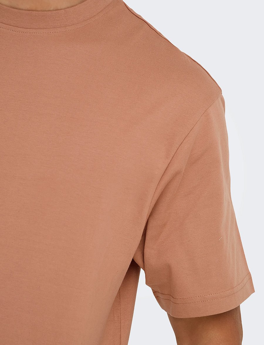 ONLY & SONS - ONSFRED LIFE RLX SS TEE NOOS - krótki rękaw - cork - 4