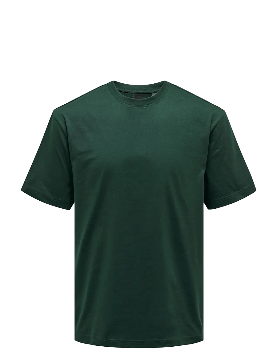 ONLY & SONS - ONSFRED LIFE RLX SS TEE NOOS - lühikeste varrukatega t-särgid - darkest spruce - 1