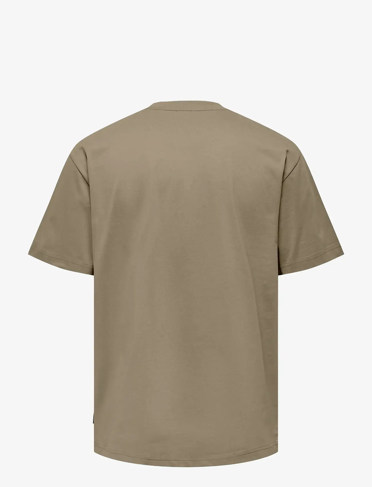 ONLY & SONS - ONSFRED LIFE RLX SS TEE NOOS - kortærmede t-shirts - desert taupe - 2