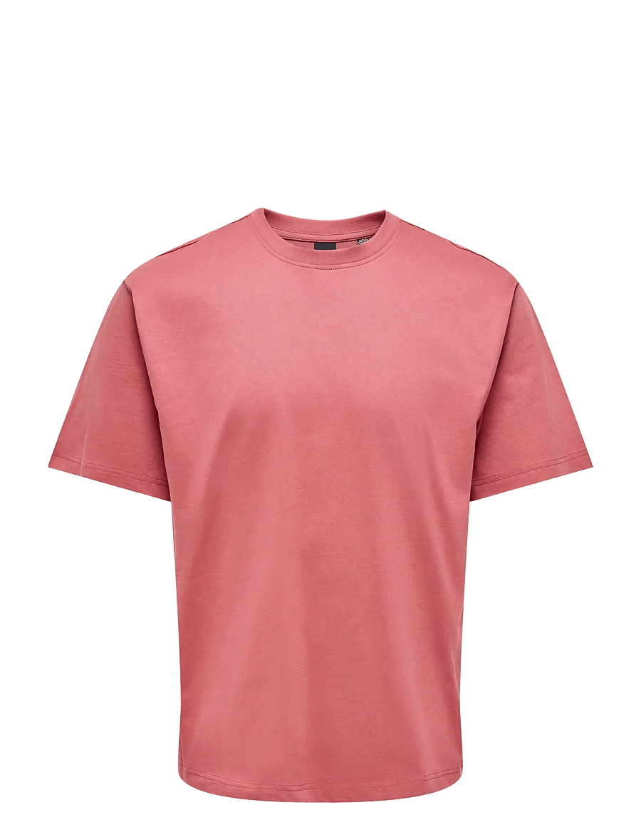 ONLY & SONS - ONSFRED LIFE RLX SS TEE NOOS - kurzärmelige t-shirts - dusty cedar - 1
