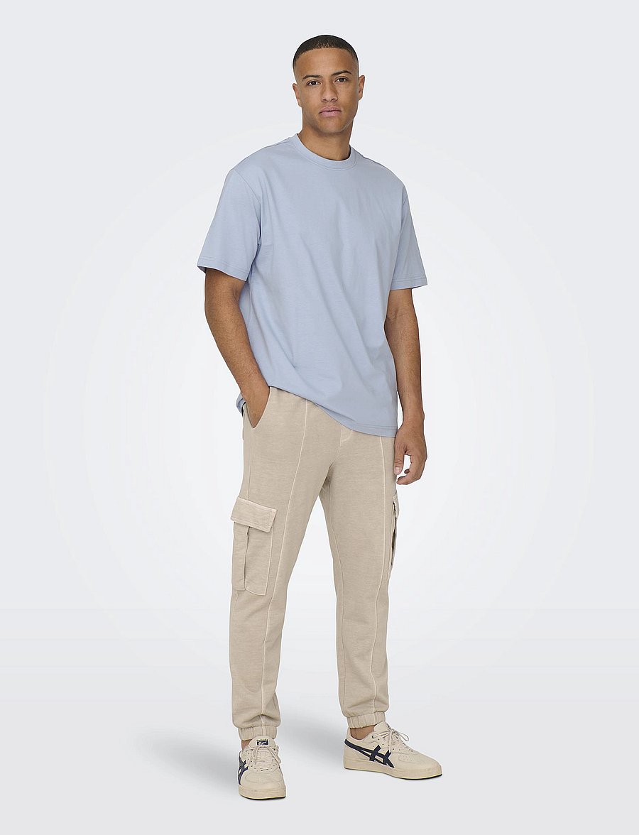 ONLY & SONS - ONSFRED LIFE RLX SS TEE NOOS - kurzärmelige t-shirts - eventide - 4