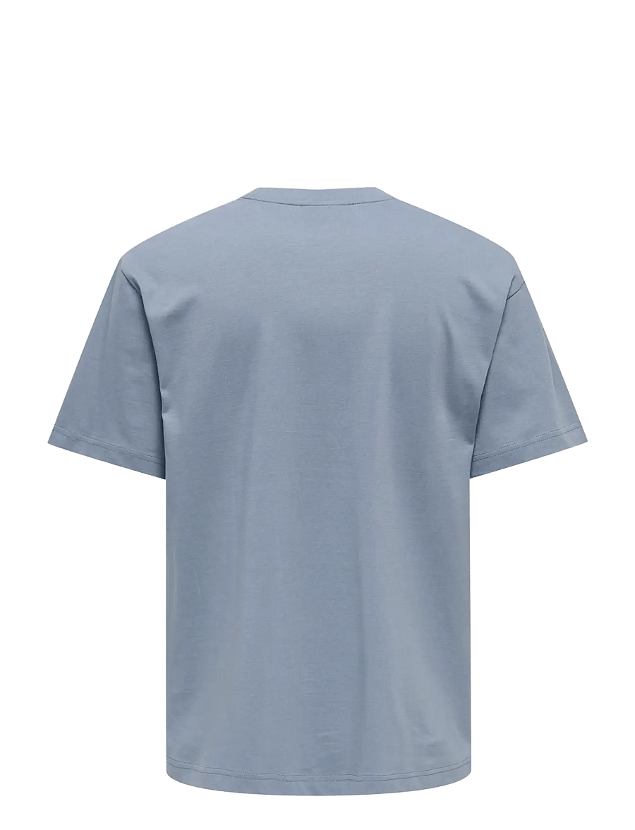ONLY & SONS - ONSFRED LIFE RLX SS TEE NOOS - lühikeste varrukatega t-särgid - flint stone - 2
