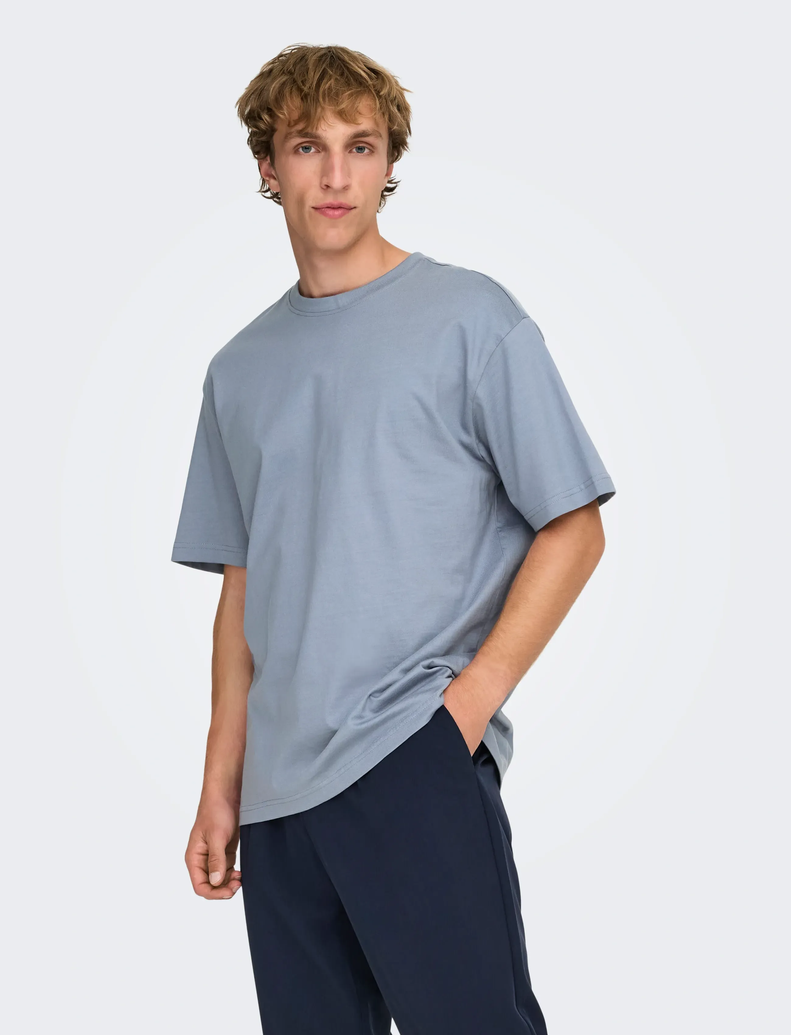 ONLY & SONS Onsfred Life Rlx Ss Tee Noos t-shirts - bas herr – bild 8