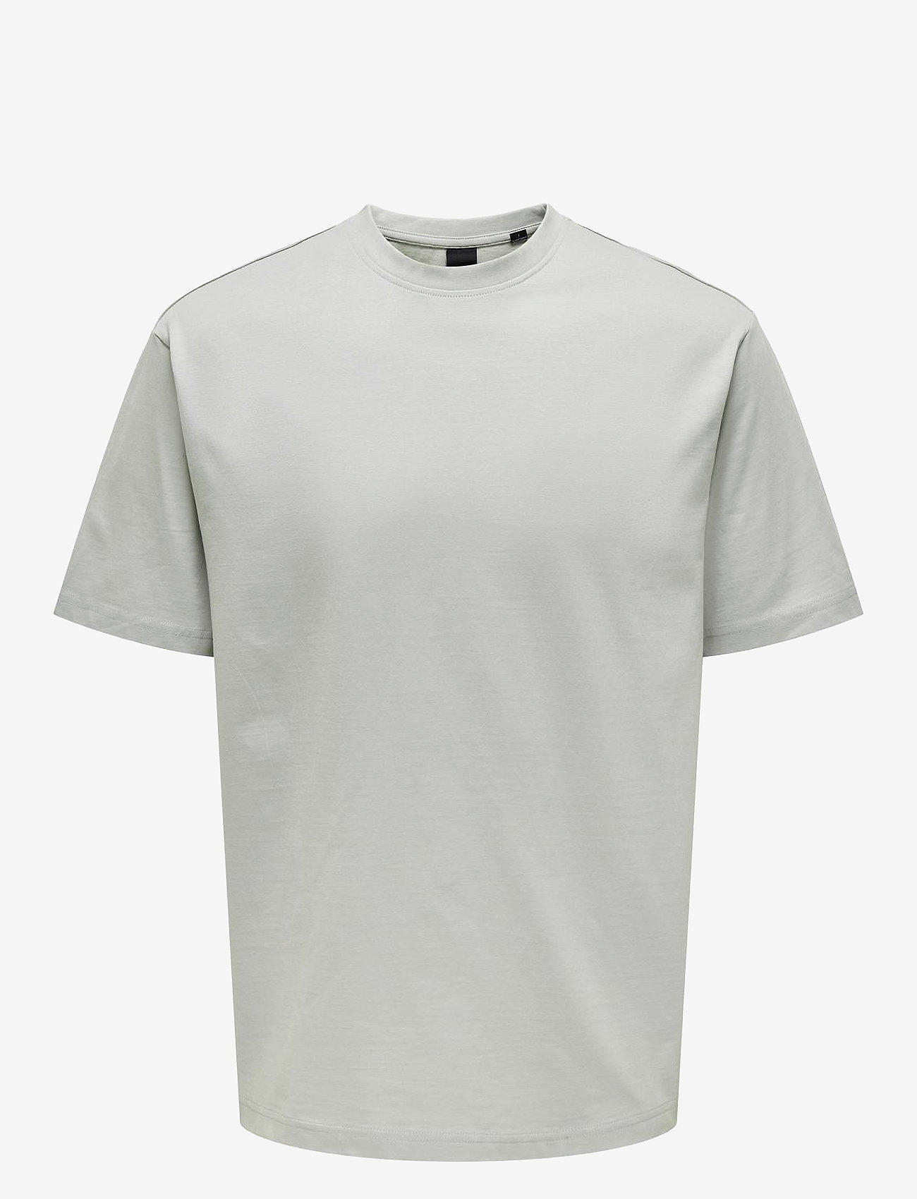 ONLY & SONS - ONSFRED LIFE RLX SS TEE NOOS - efterårstøj - mirage gray - 1