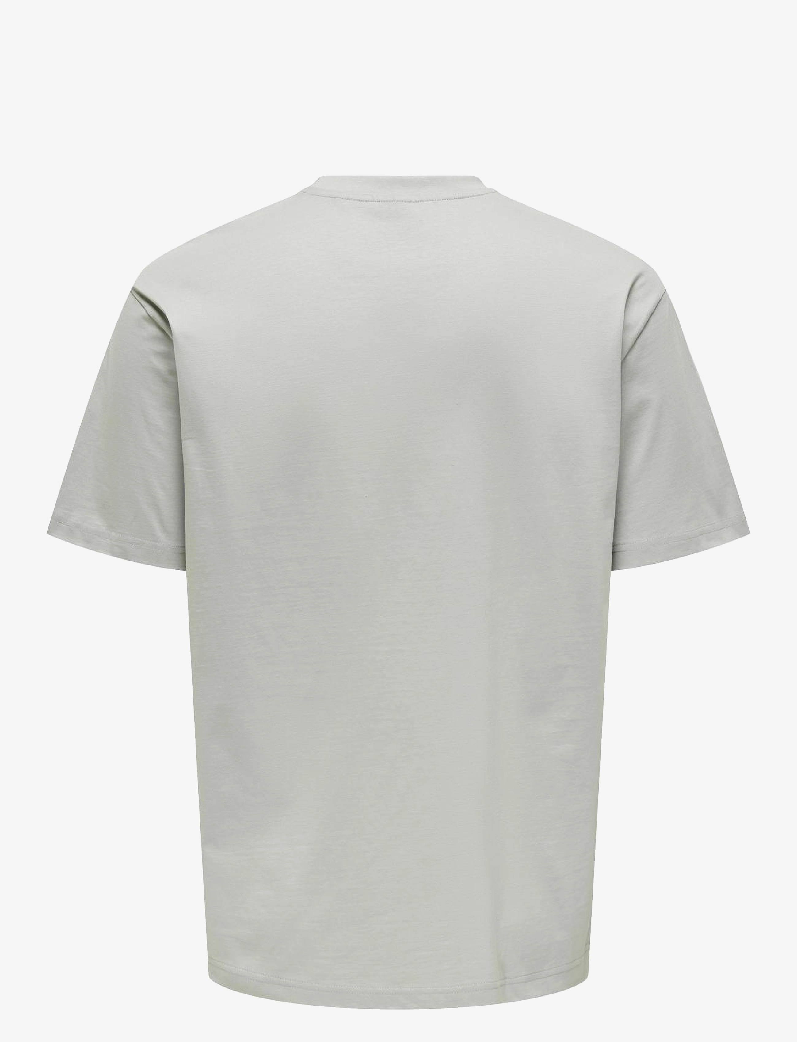 ONLY & SONS - ONSFRED LIFE RLX SS TEE NOOS - laveste priser - mirage gray - 2