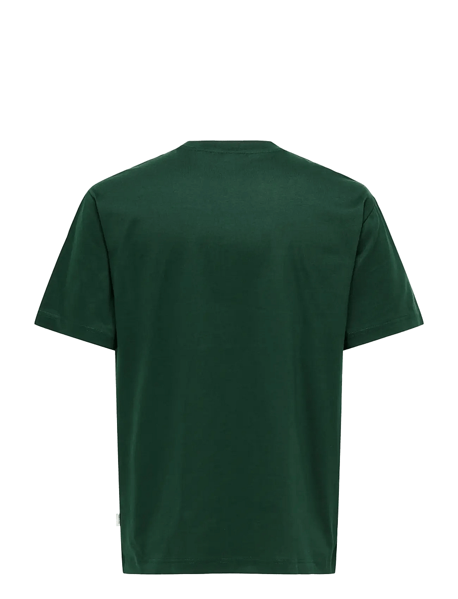 ONLY & SONS - ONSFRED LIFE RLX SS TEE NOOS - lühikeste varrukatega t-särgid - pine grove - 2