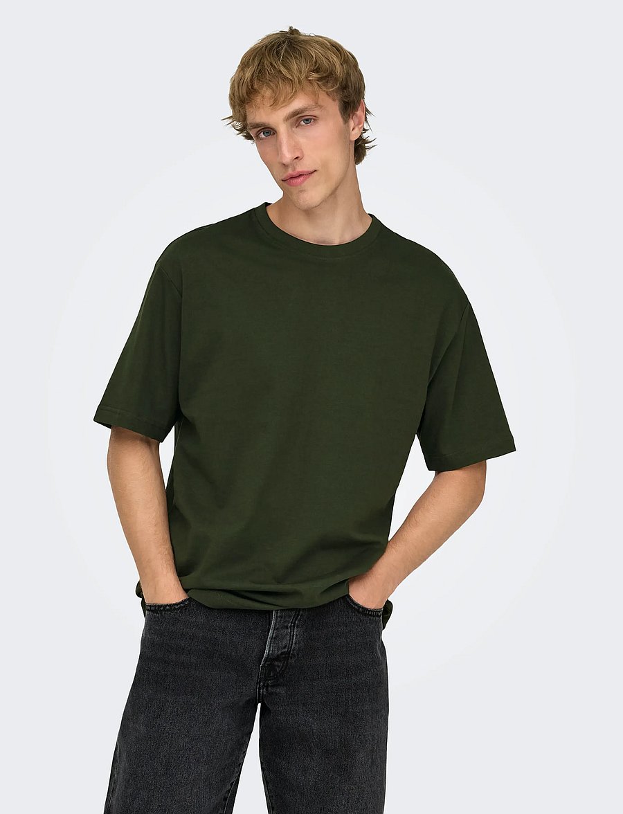 ONLY & SONS - ONSFRED LIFE RLX SS TEE NOOS - lühikeste varrukatega t-särgid - rosin - 0