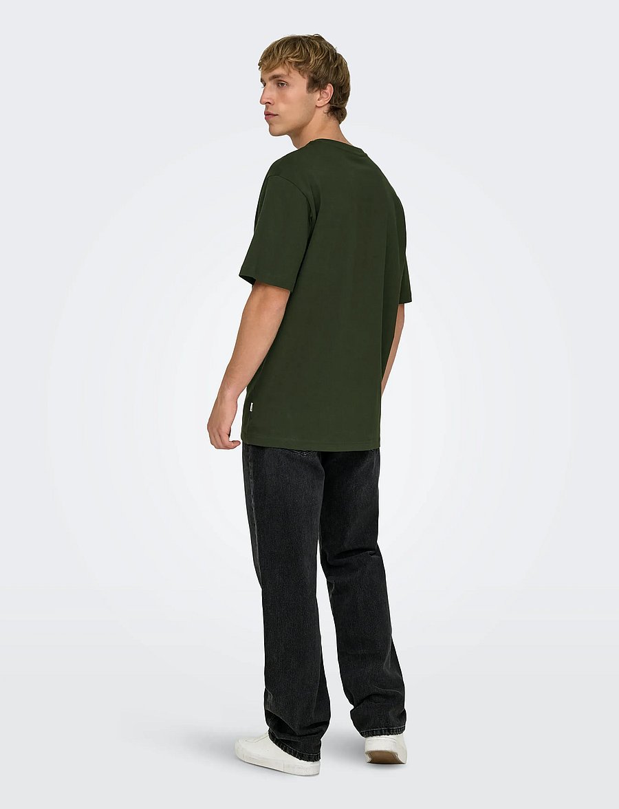 ONLY & SONS - ONSFRED LIFE RLX SS TEE NOOS - lühikeste varrukatega t-särgid - rosin - 3