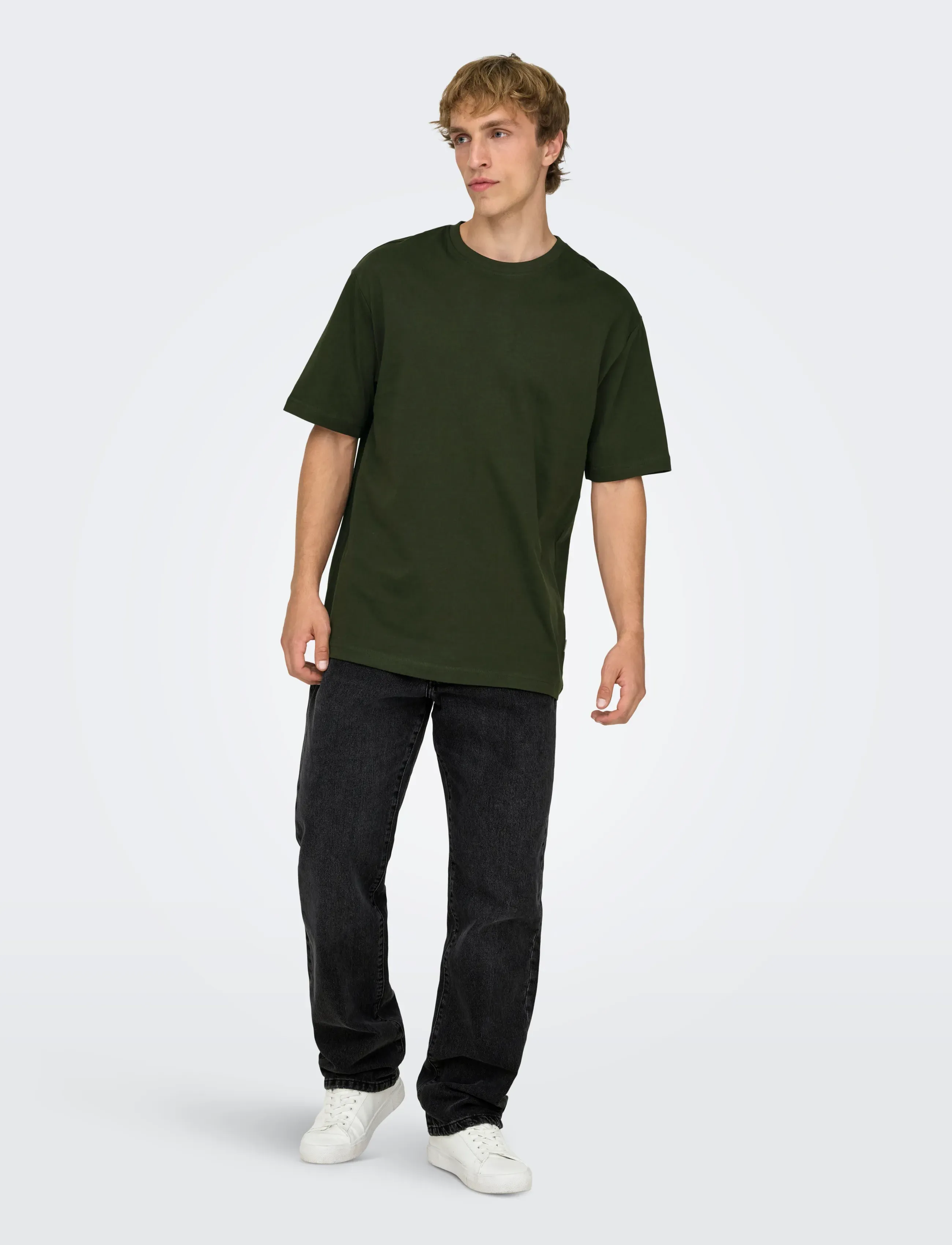 ONLY & SONS - ONSFRED LIFE RLX SS TEE NOOS - lühikeste varrukatega t-särgid - rosin - 4