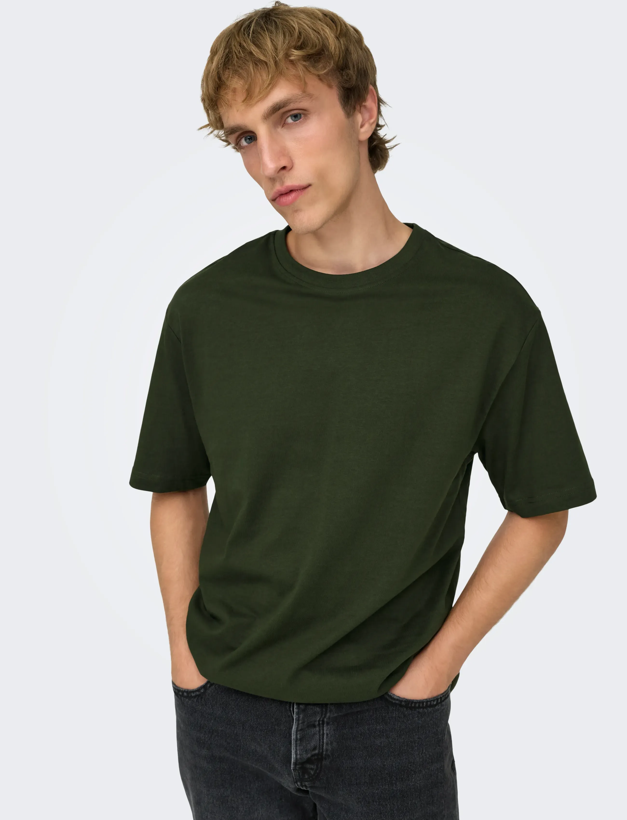 ONLY & SONS - ONSFRED LIFE RLX SS TEE NOOS - lühikeste varrukatega t-särgid - rosin - 5