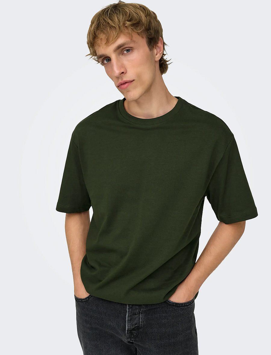 ONLY & SONS - ONSFRED LIFE RLX SS TEE NOOS - lühikeste varrukatega t-särgid - rosin - 5