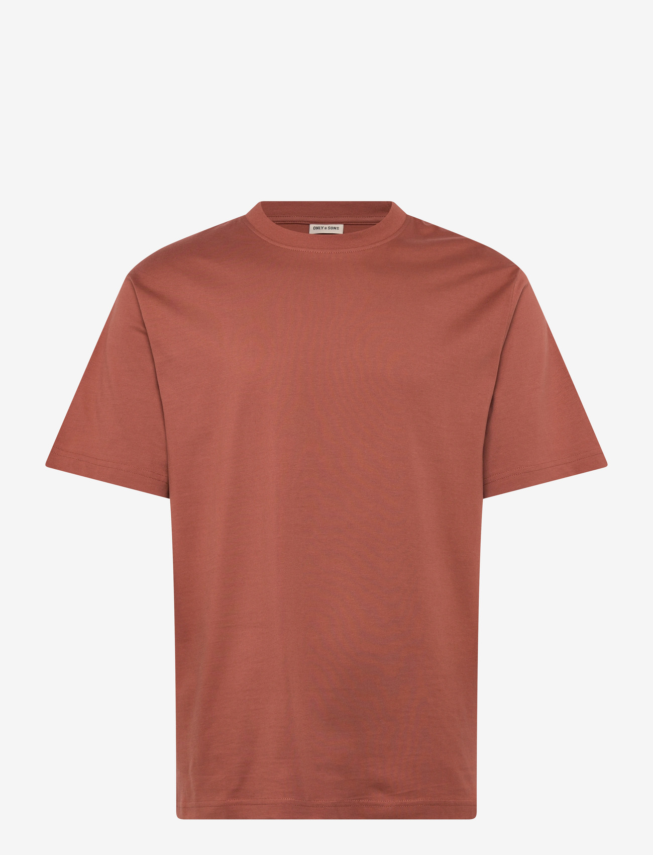 ONLY & SONS - ONSFRED LIFE RLX SS TEE NOOS - laveste priser - rustic brown - 1