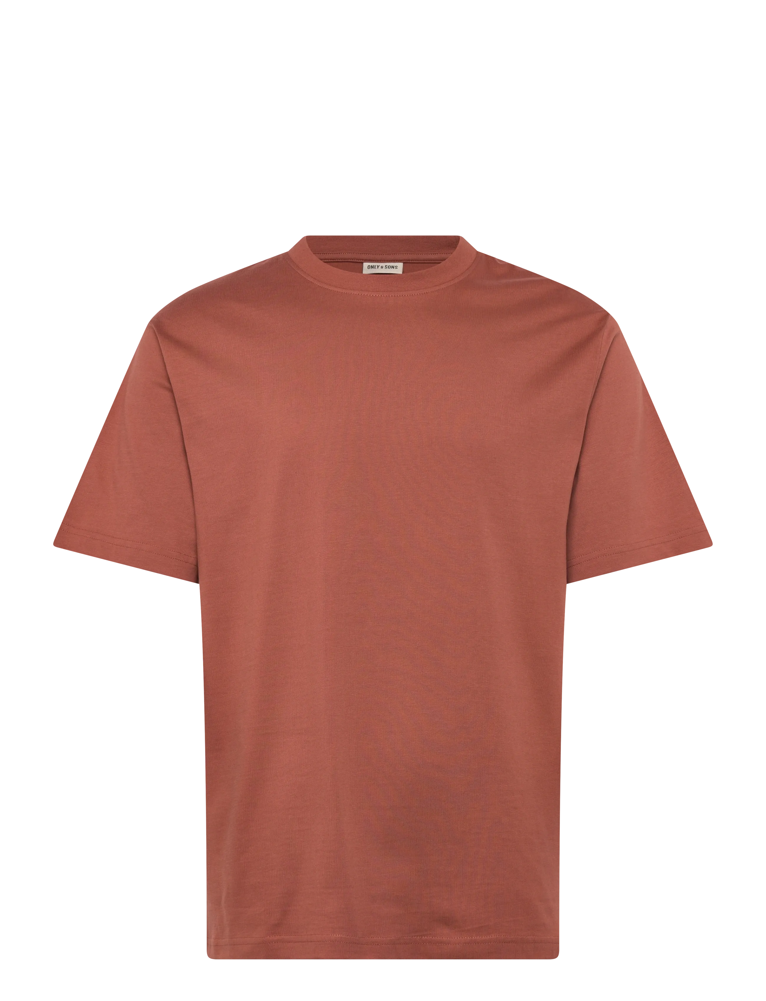 ONLY & SONS ONSFRED LIFE RLX SS TEE NOOS - T-Shirts - RUSTIC BROWN / brown