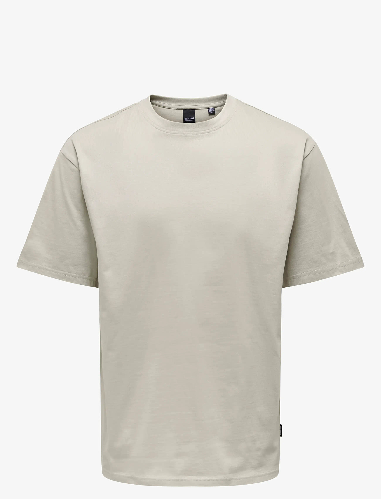 ONLY & SONS - ONSFRED LIFE RLX SS TEE NOOS - short-sleeved t-shirts - silver lining - 1