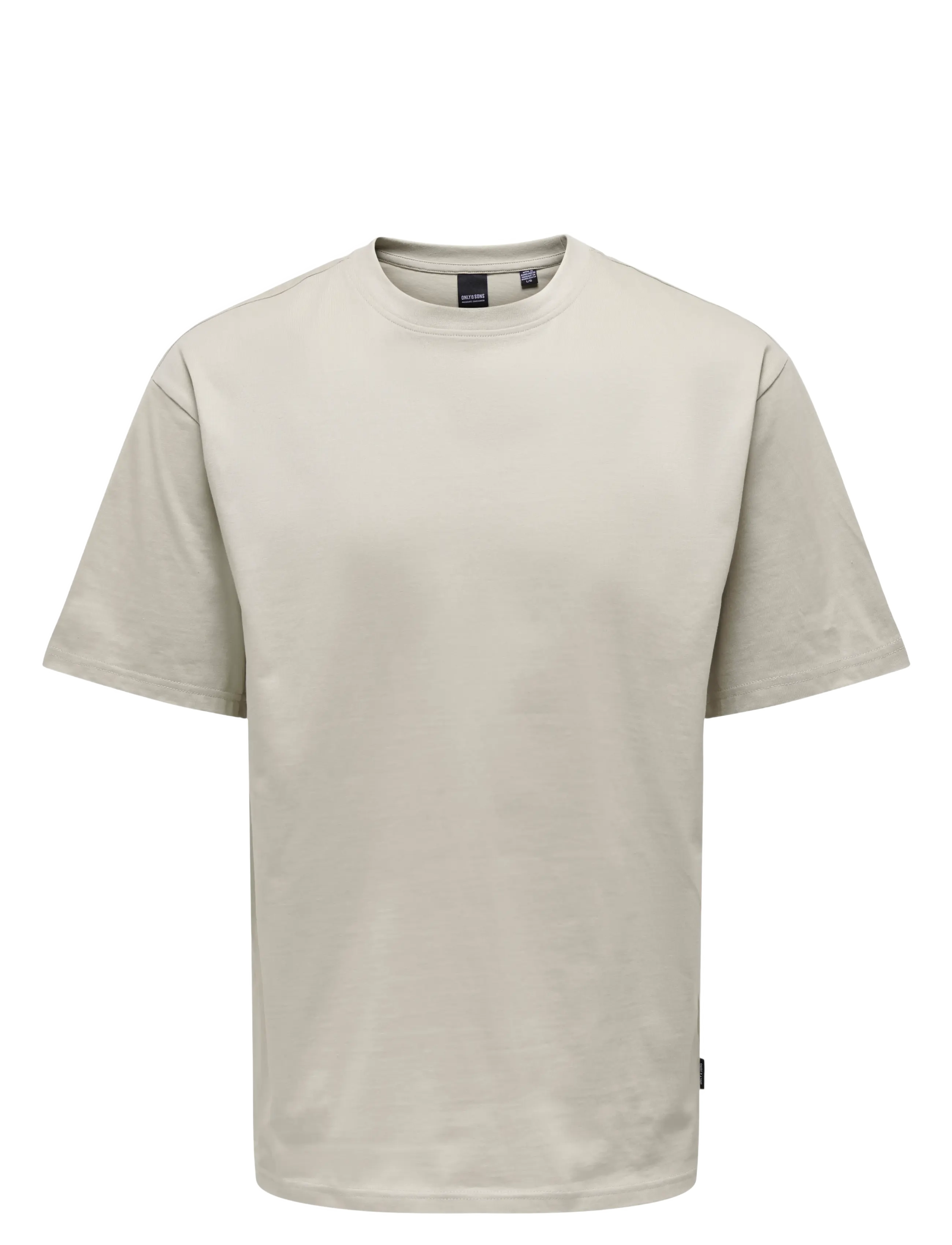 ONLY & SONS ONSFRED LIFE RLX SS TEE NOOS - T-särgid - SILVER LINING / beige