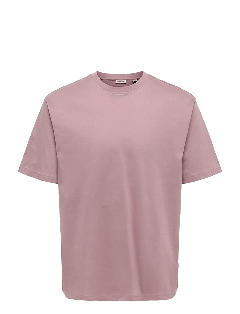 ONLY & SONS - ONSFRED LIFE RLX SS TEE NOOS - kurzärmelig - twilight mauve - 1