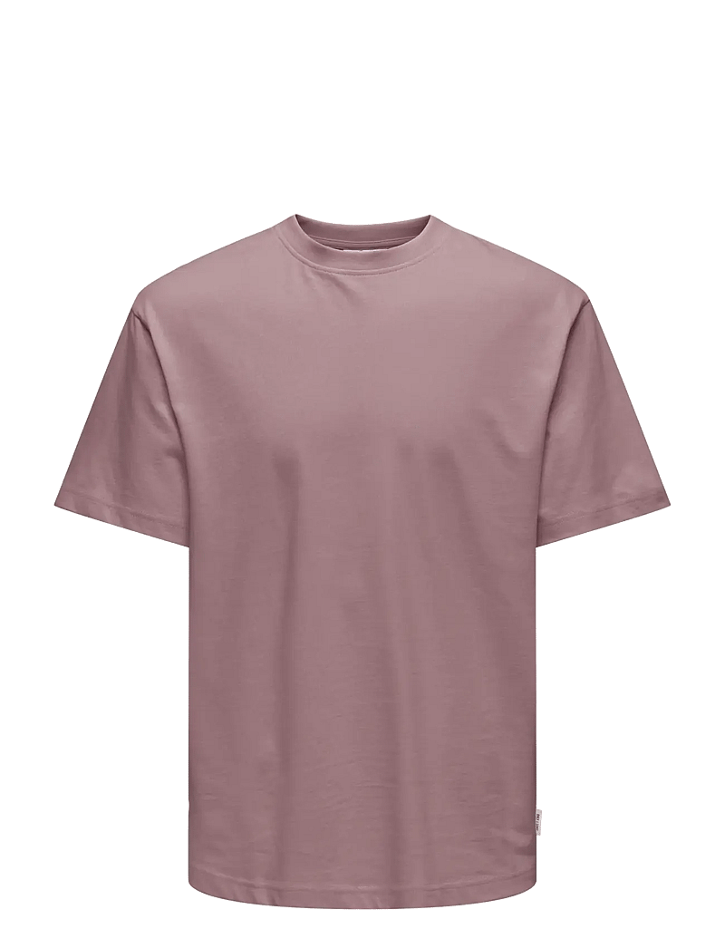 ONLY & SONS - ONSFRED LIFE RLX SS TEE NOOS - lühikeste varrukatega t-särgid - twilight mauve - 0