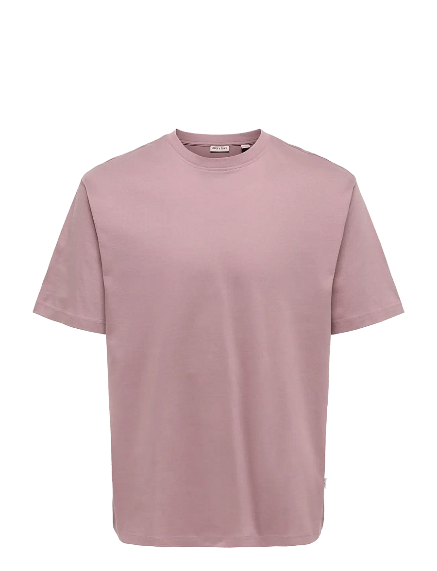 ONLY & SONS - ONSFRED LIFE RLX SS TEE NOOS - lühikeste varrukatega t-särgid - twilight mauve - 1