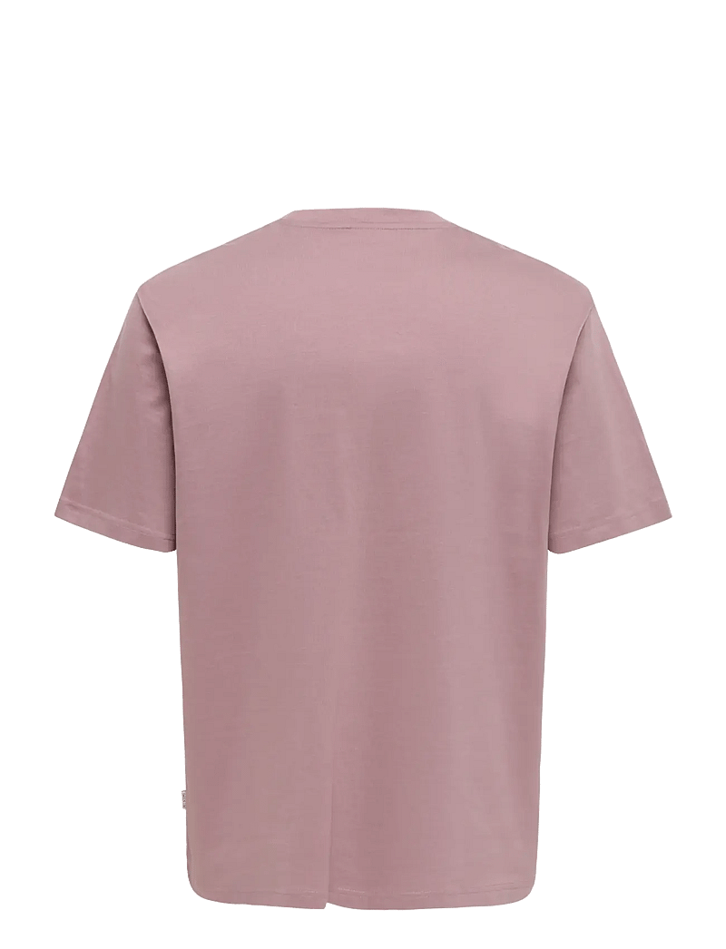 ONLY & SONS - ONSFRED LIFE RLX SS TEE NOOS - kurzärmelig - twilight mauve - 2