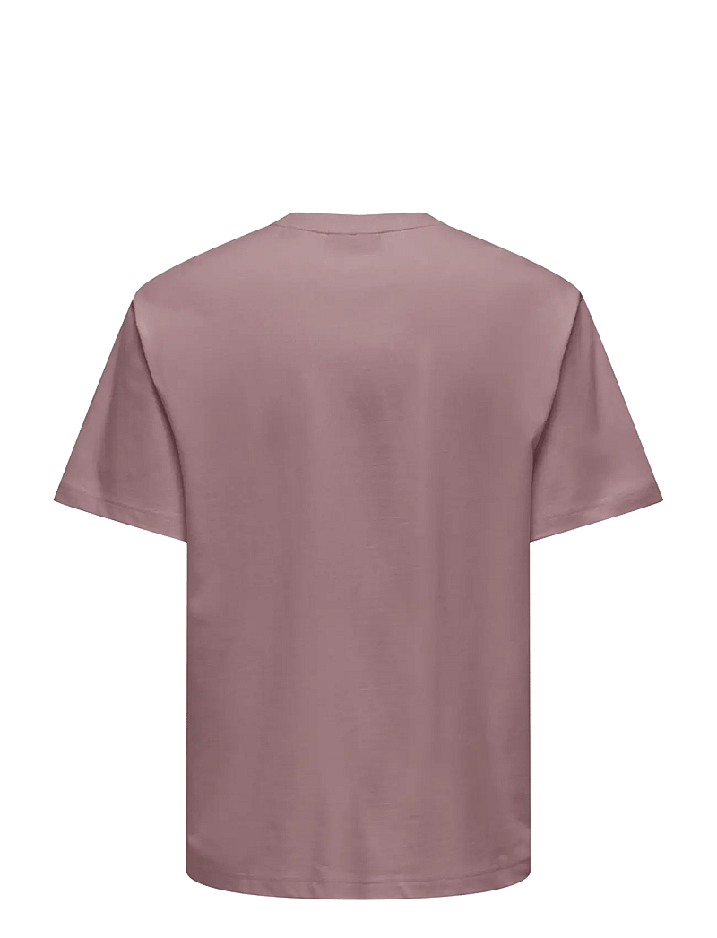 ONLY & SONS - ONSFRED LIFE RLX SS TEE NOOS - lühikeste varrukatega t-särgid - twilight mauve - 1