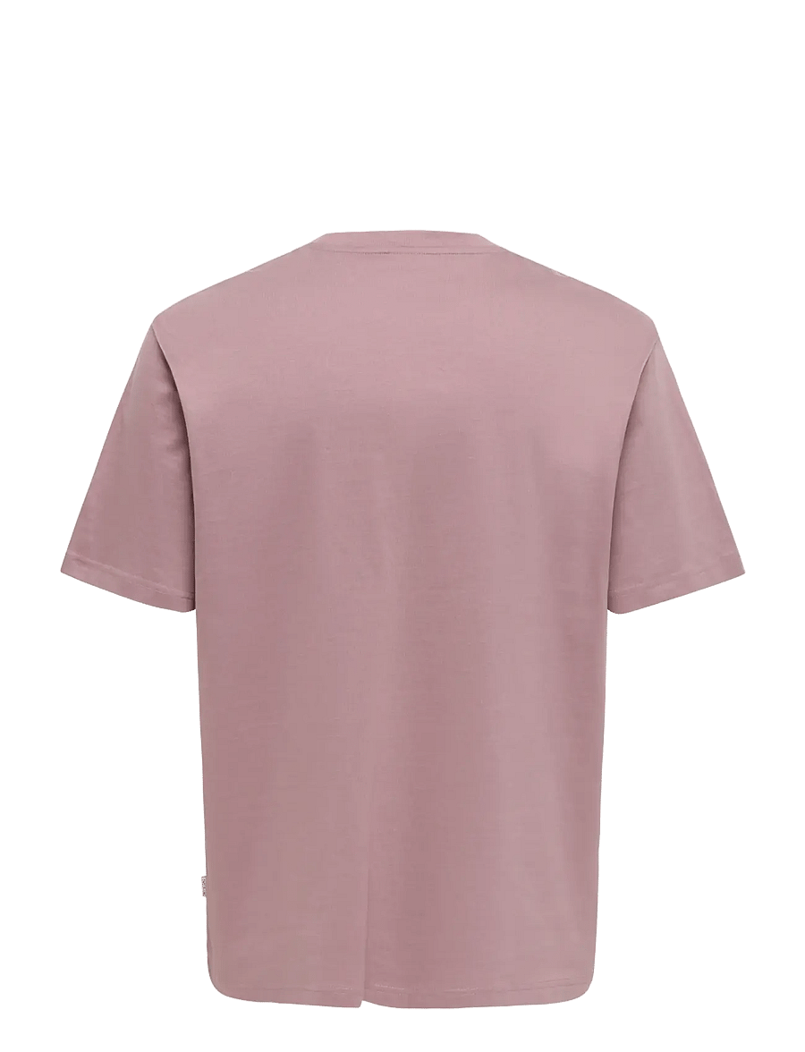 ONLY & SONS - ONSFRED LIFE RLX SS TEE NOOS - lühikeste varrukatega t-särgid - twilight mauve - 2