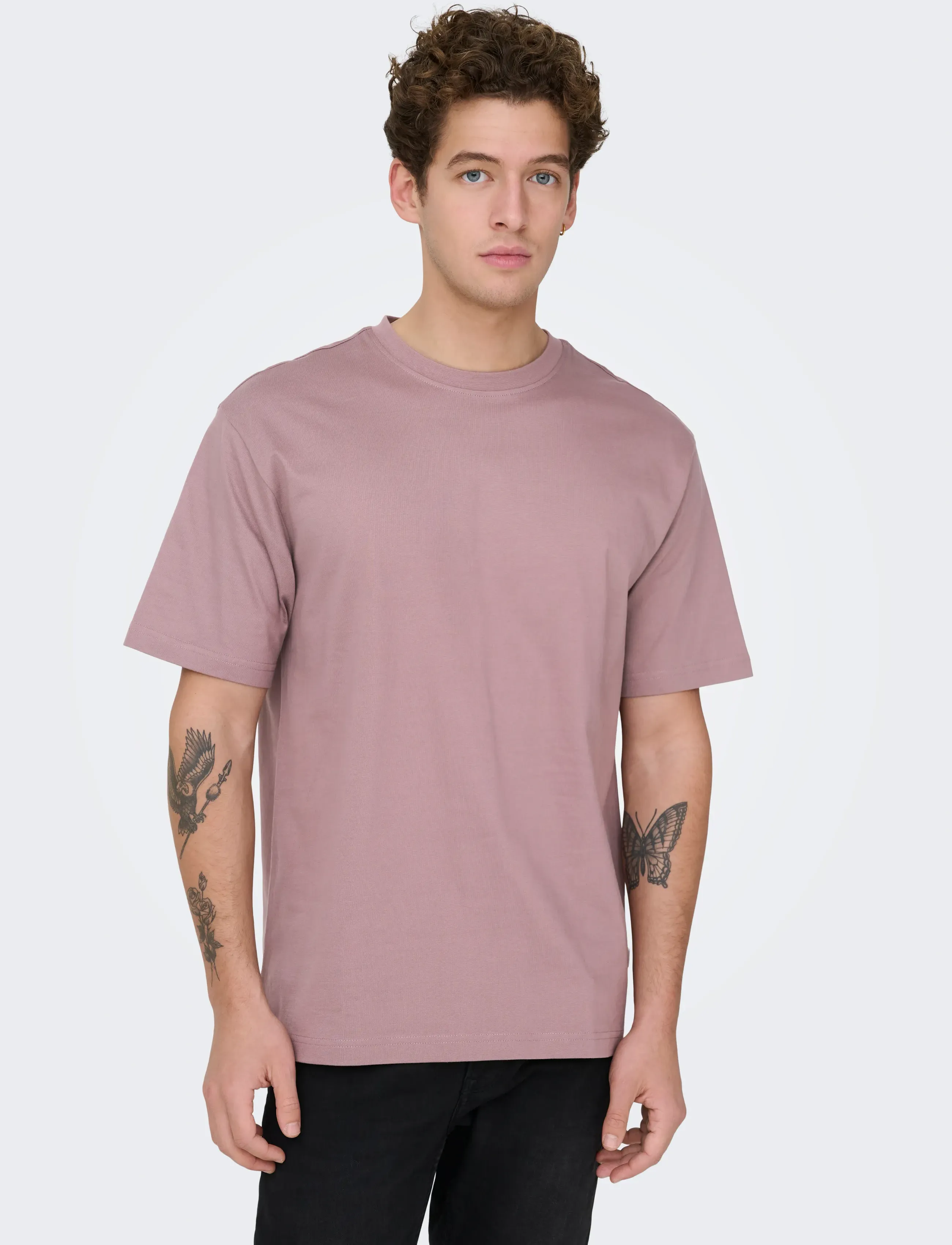 ONLY & SONS Onsfred Life Rlx Ss Tee Noos t-shirts - bas herr – bild 5