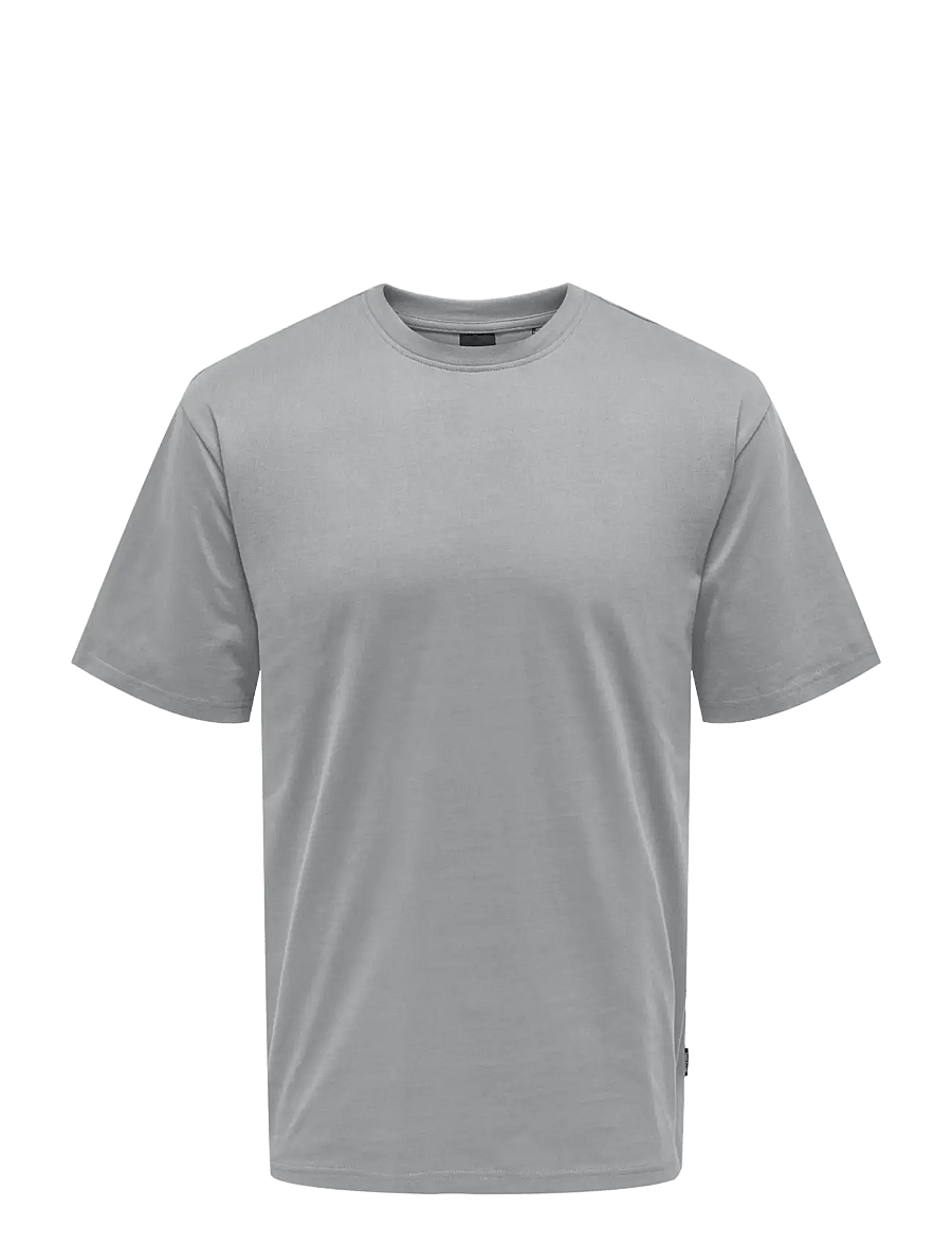 ONLY & SONS - ONSFRED LIFE RLX SS TEE NOOS - lühikeste varrukatega t-särgid - ultimate grey - 1