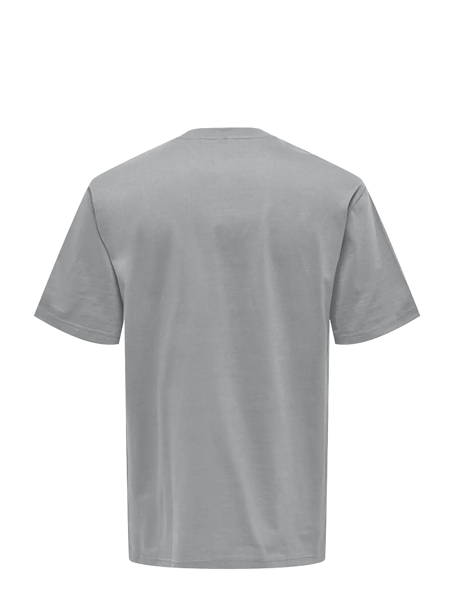 ONLY & SONS - ONSFRED LIFE RLX SS TEE NOOS - lühikeste varrukatega t-särgid - ultimate grey - 2