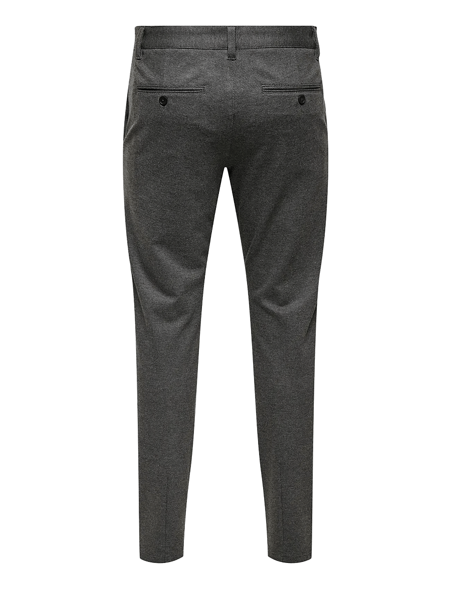 ONLY & SONS - ONSMARK SLIM DITSY 2912 PANT NOOS - chinos - beluga - 2