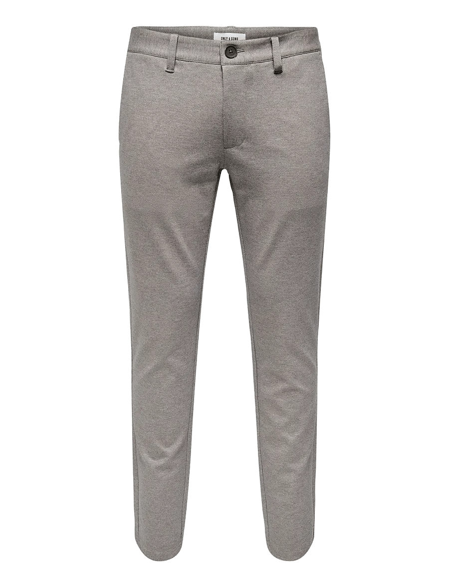 ONLY & SONS - ONSMARK SLIM DITSY 2912 PANT NOOS - chinos - tobacco brown - 1