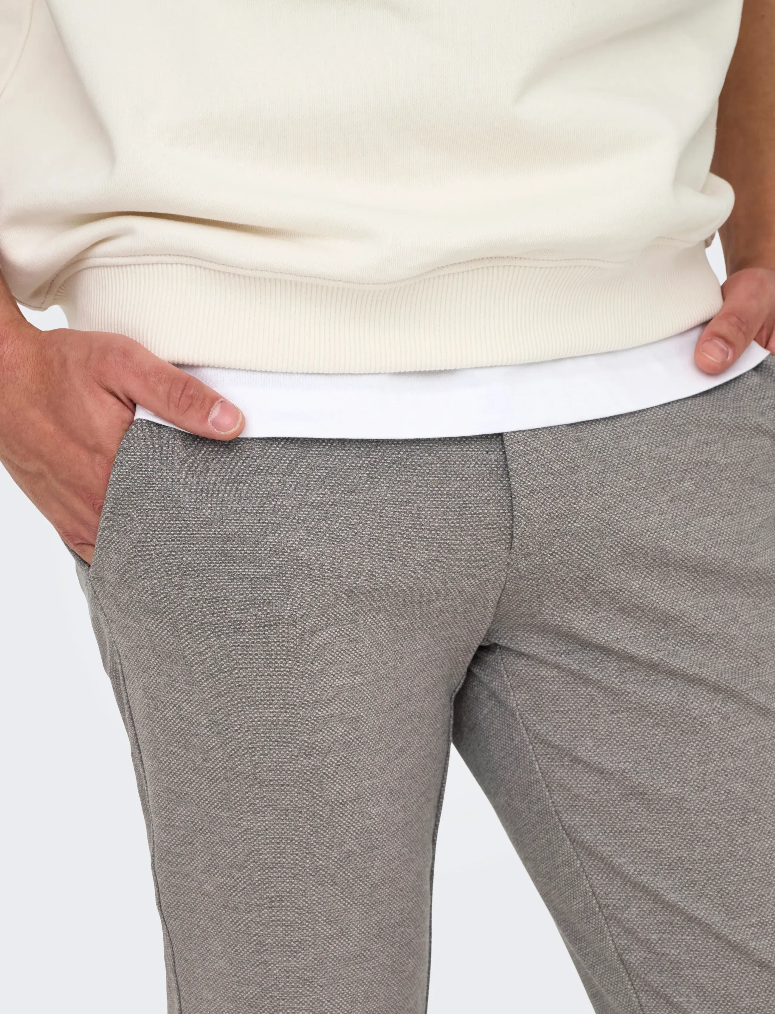 ONLY & SONS - ONSMARK SLIM DITSY 2912 PANT NOOS - chinos - tobacco brown - 5