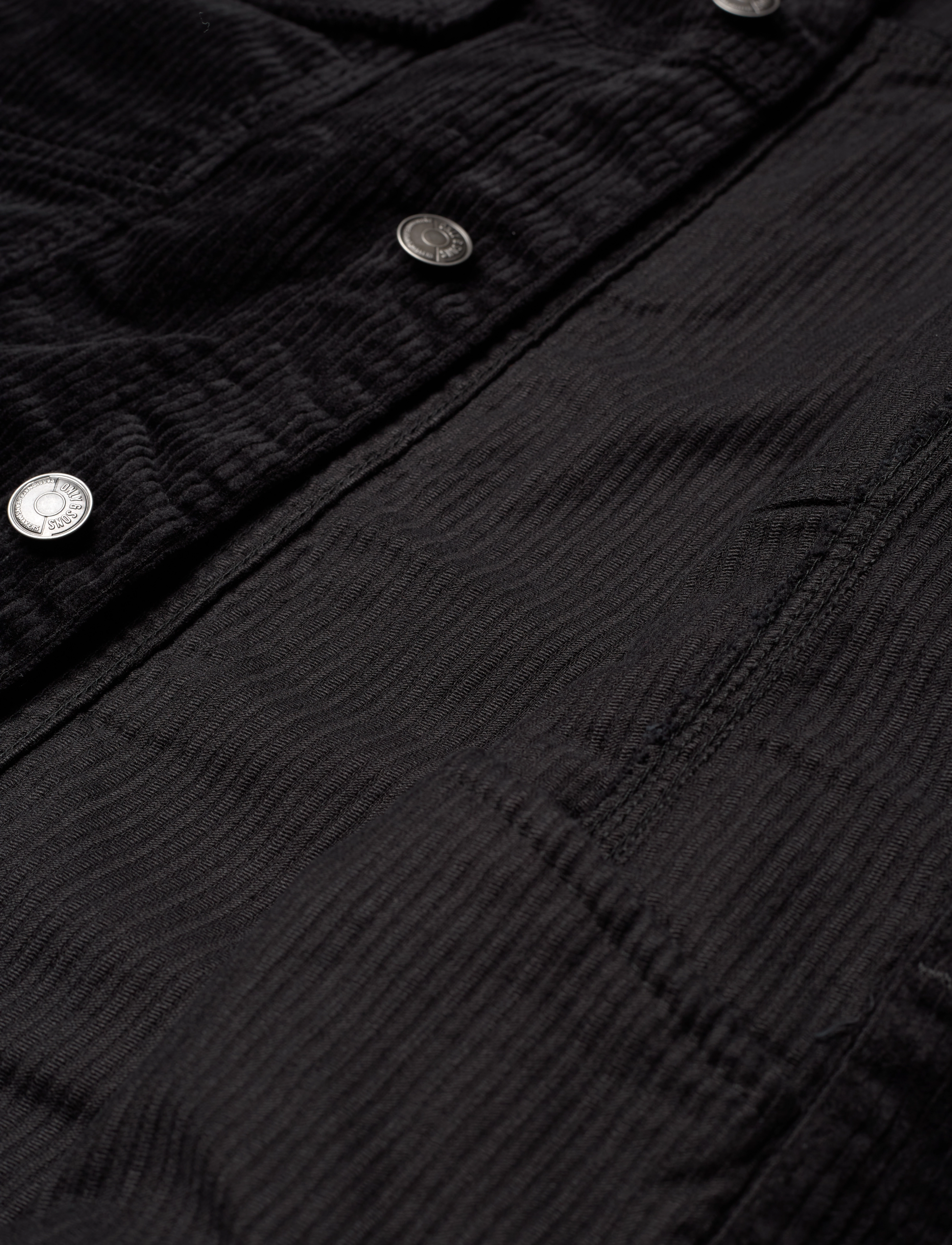 ONLY & SONS - ONSRICK OVZ CORDUROY 2913 CS JACKET - black - 4
