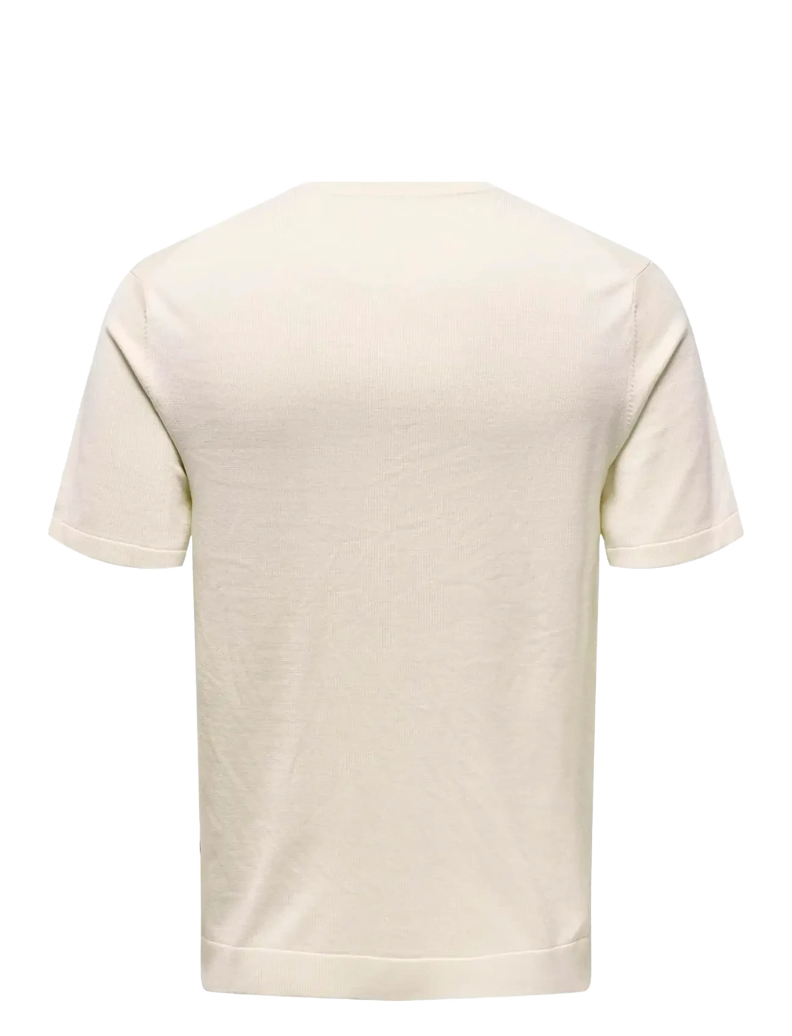 ONLY & SONS - ONSWYLER LIFE 14 SS KNIT - star white - 1
