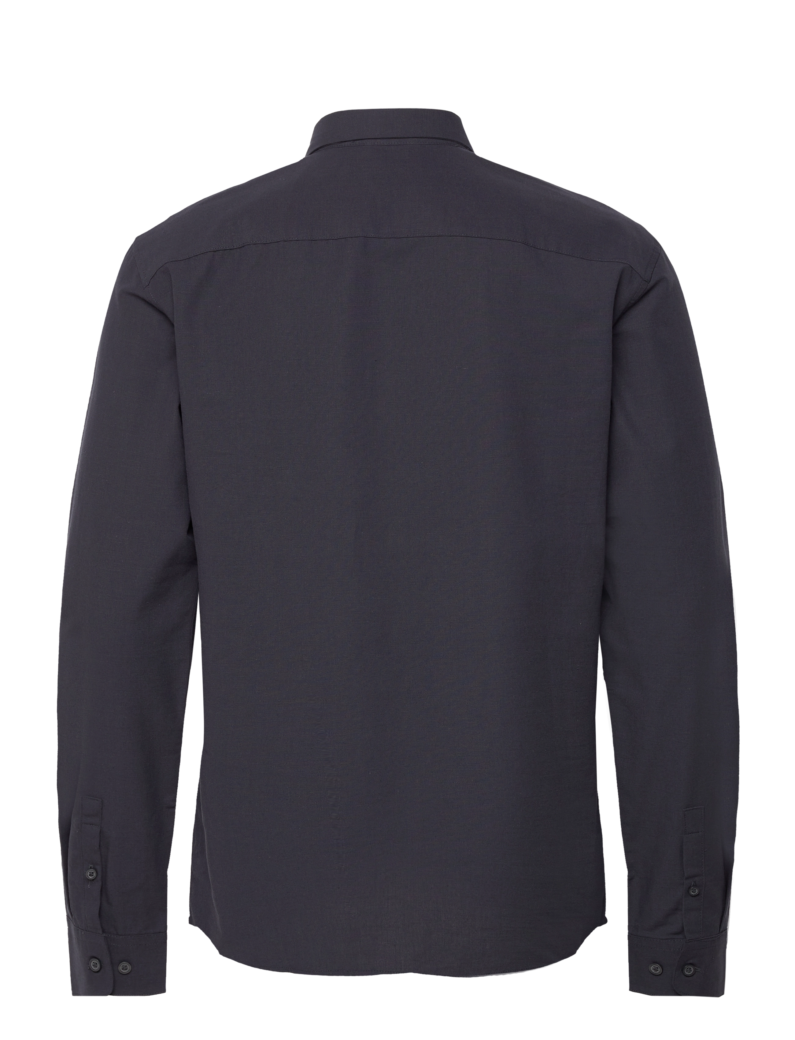 ONLY & SONS - ONSTEO LS REG POCKET VISCOSE SHIRT - dark navy - 1