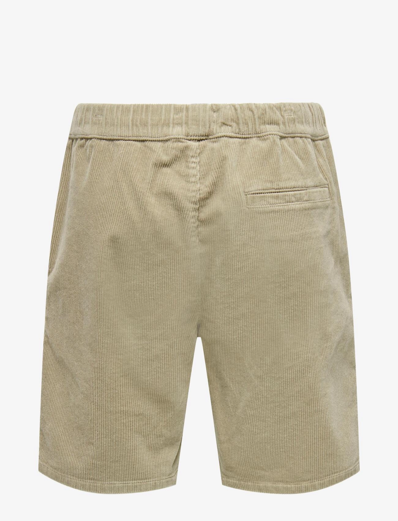 ONLY & SONS - ONSLINUS  LOOSE CORD 3056 SHORT - chinchilla - 1