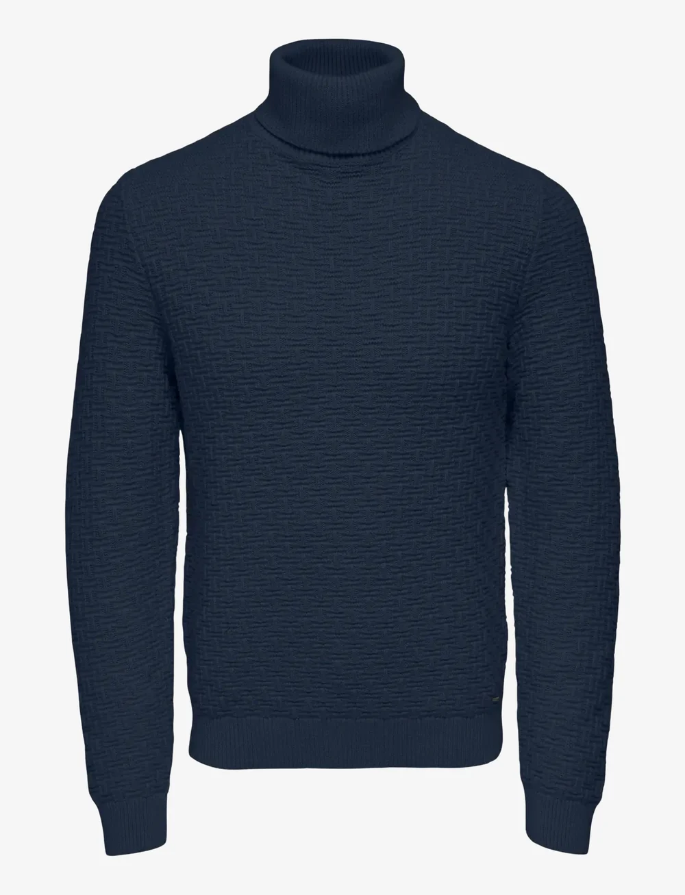 ONLY & SONS - ONSKAY REG ROLL NECK KNIT - polokrage - navy blazer - 0