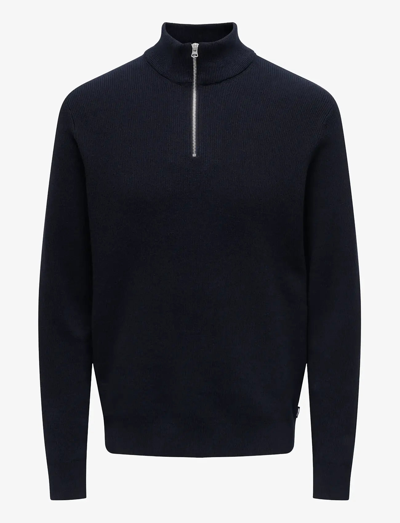 ONLY & SONS - ONSPHIL REG 12 STRUC HALF ZIP KNIT NOOS - half zip-tröjor - dark navy - 1