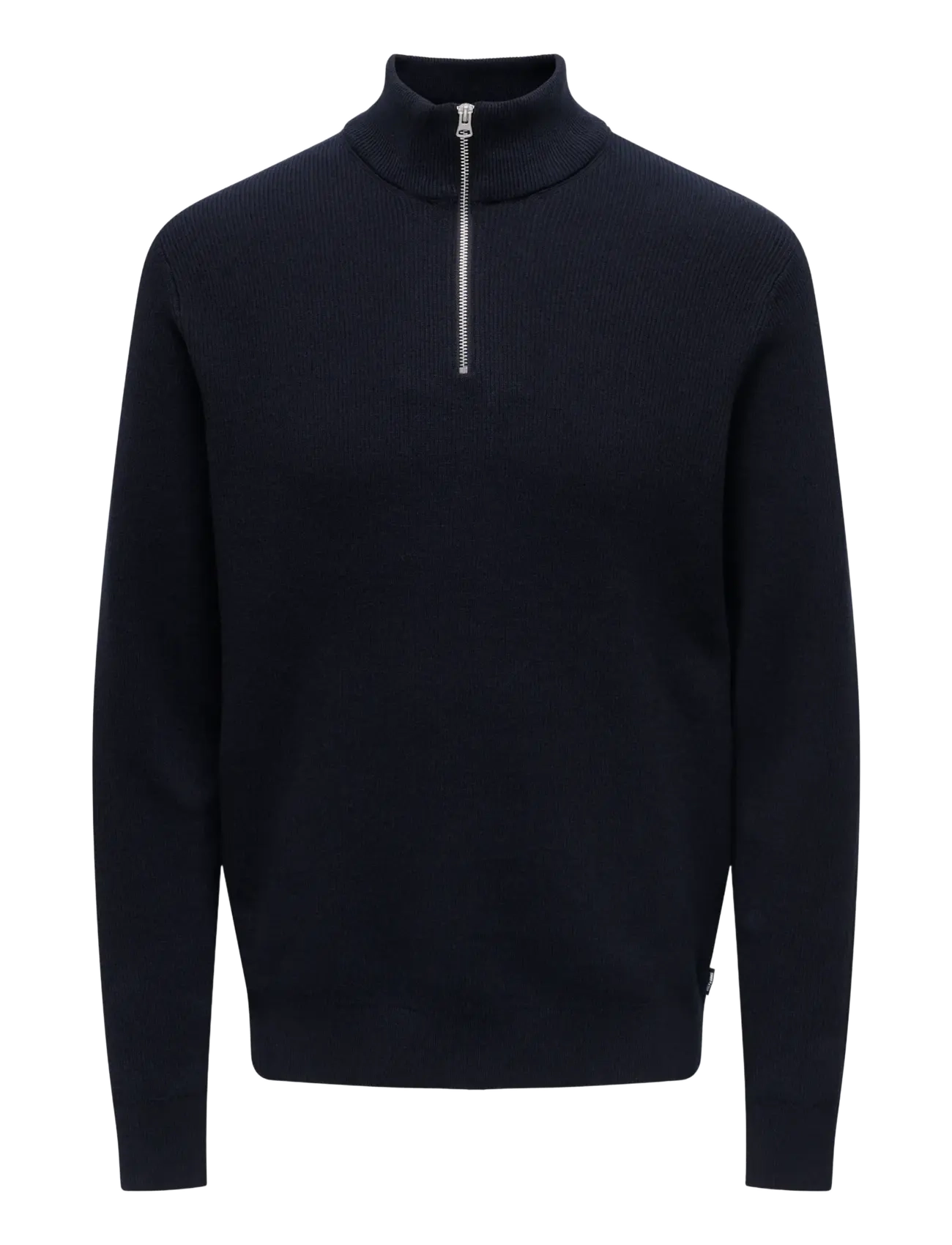 ONLY & SONS ONSPHIL REG 12 STRUC HALF ZIP KNIT NOOS - Strickmode - DARK NAVY / navy
