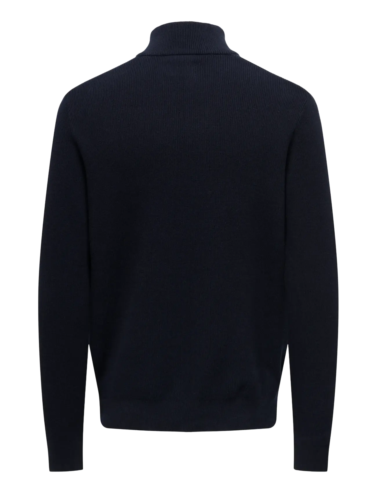 ONLY & SONS - ONSPHIL REG 12 STRUC HALF ZIP KNIT NOOS - half zip jumpers - dark navy - 2