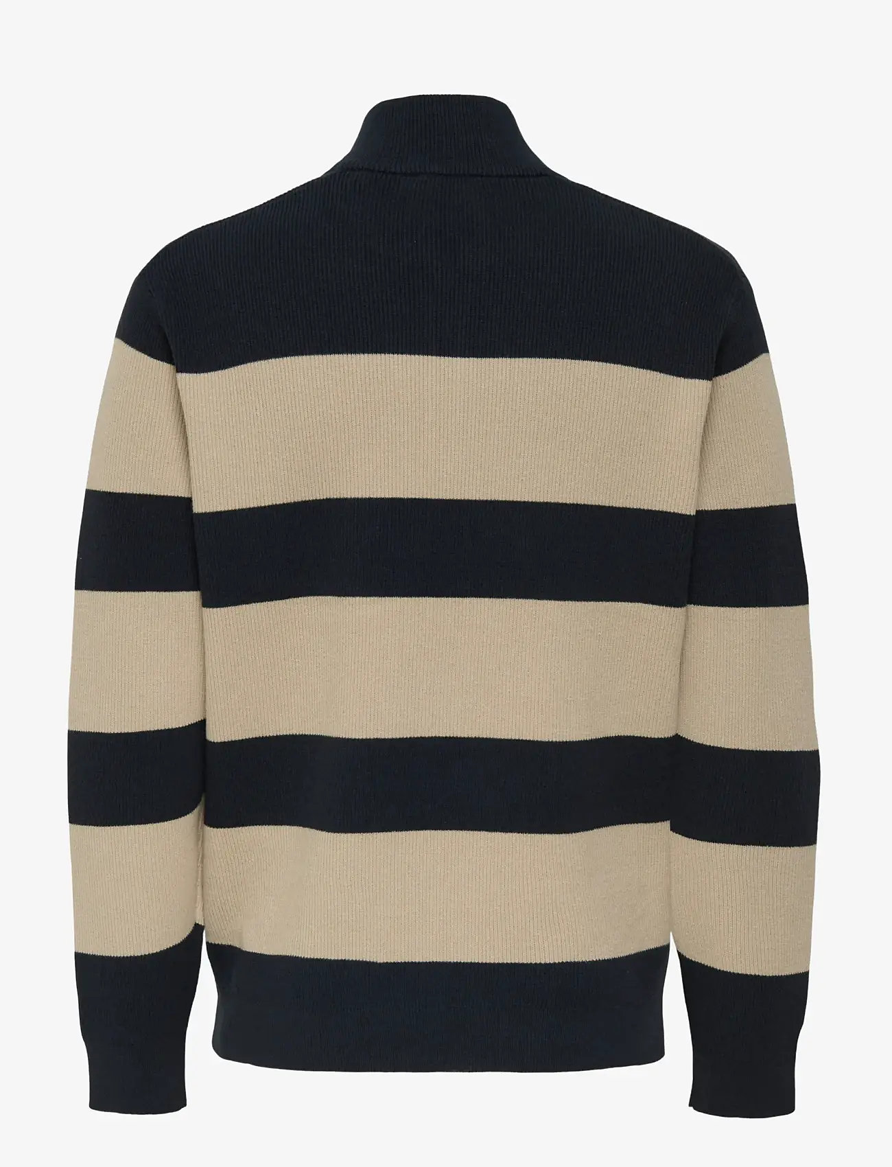 ONLY & SONS - ONSPHIL REG 12 STRUC HALF ZIP KNIT NOOS - pullover mit halbem reißverschluss - dark navy - 1